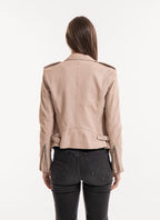 Iro - Veste En Cuir Newhan - Beige - Femme