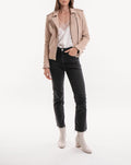 Iro - Veste En Cuir Newhan - Beige - Femme