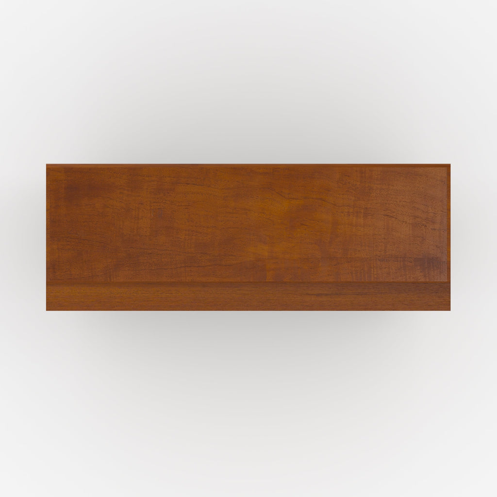 Waya - Aparador pequeño de madera de teca, 2 puertas correderas
