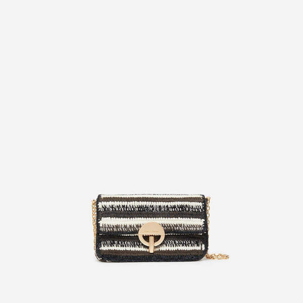 Vanessa Bruno - Petit Sac Moon En Laine - Noir/Gris