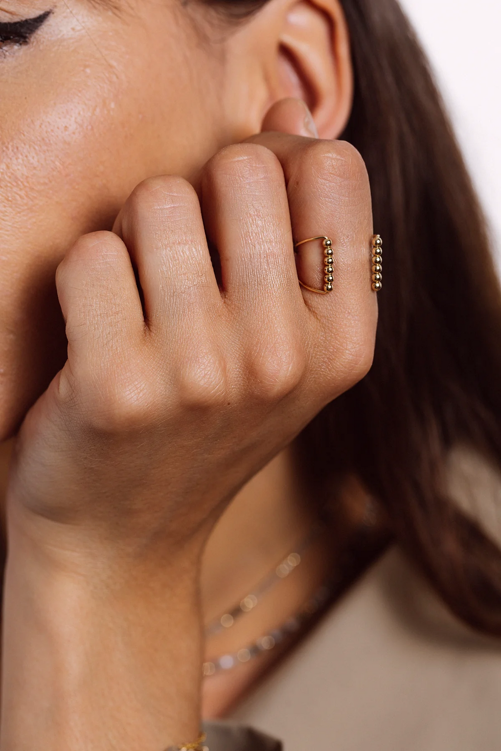 Liten Ring Sable - Guld