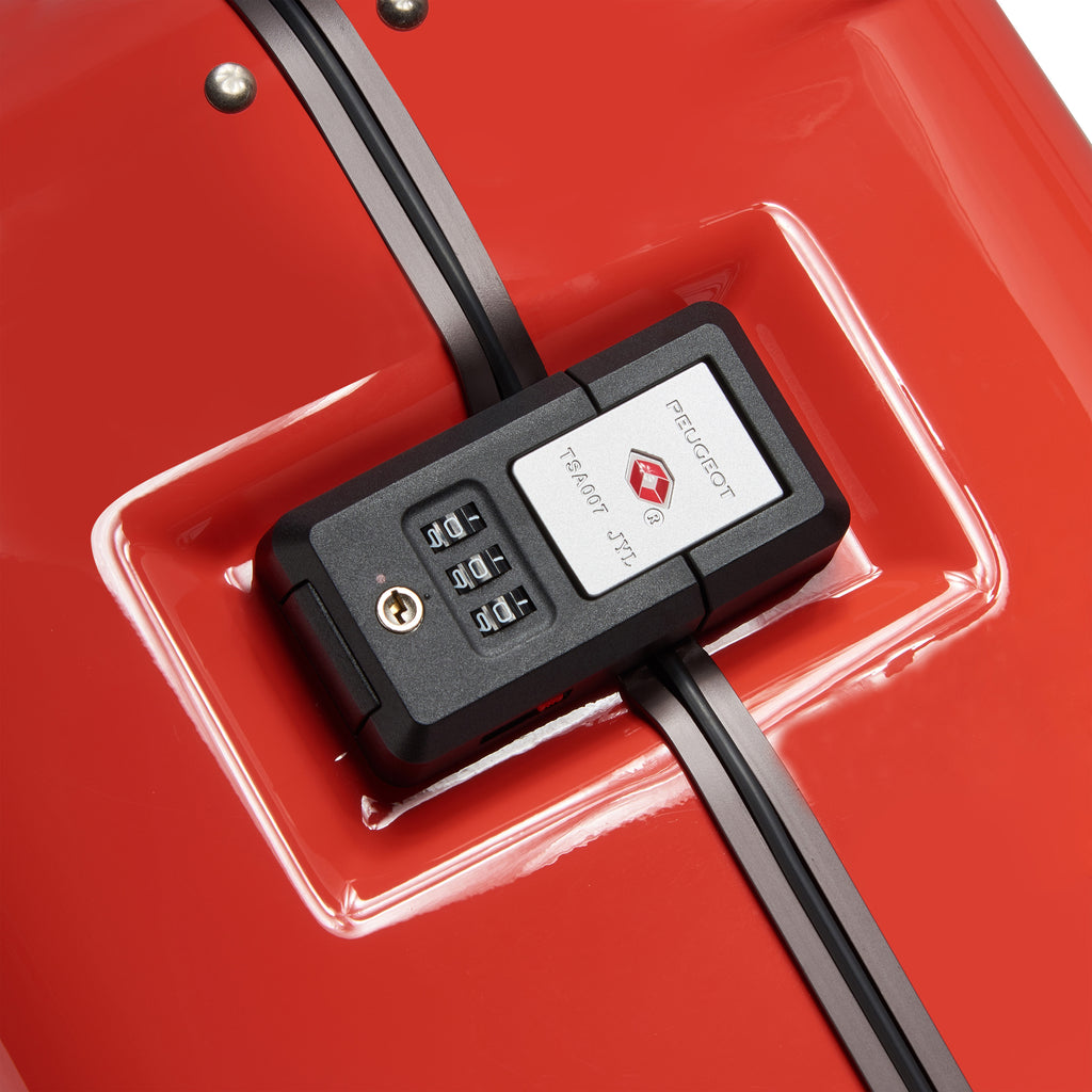 Peugeot Long Stay Suitcase - Red