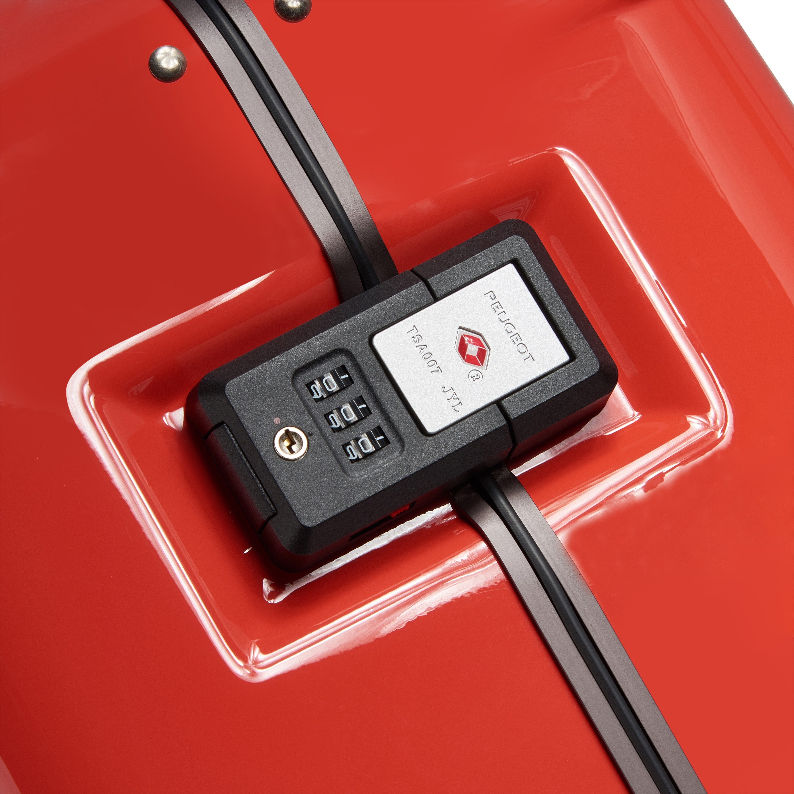 Peugeot Long Stay Suitcase - Red