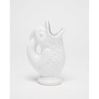 Vase Poisson En Céramique - Blanc