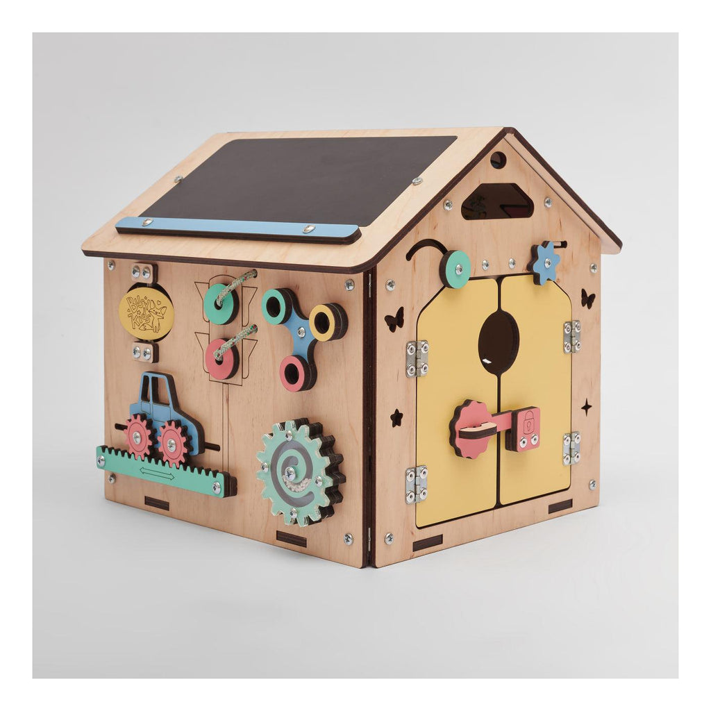 Busy Board Maisonnette Éducative En Bois – Mini