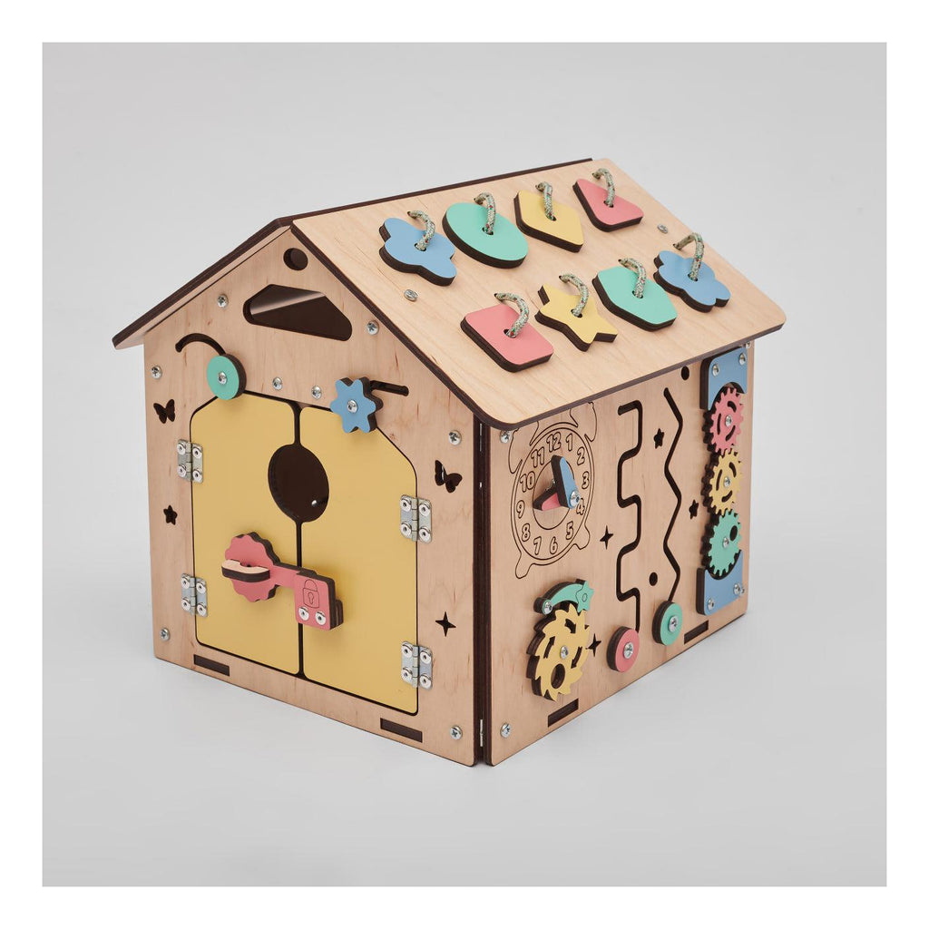 Busy Board Maisonnette Éducative En Bois – Mini