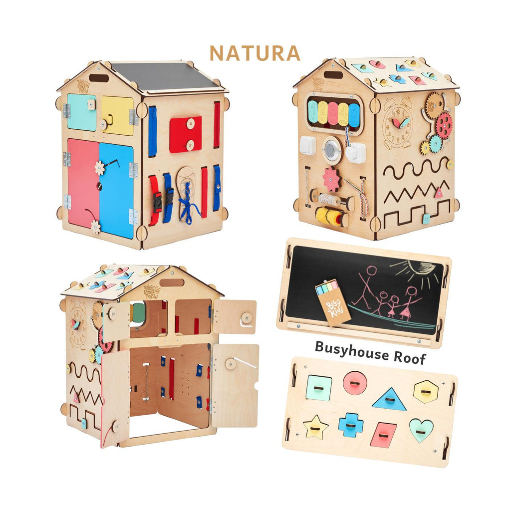 Busy Board Casita Educativa De Madera – Natura