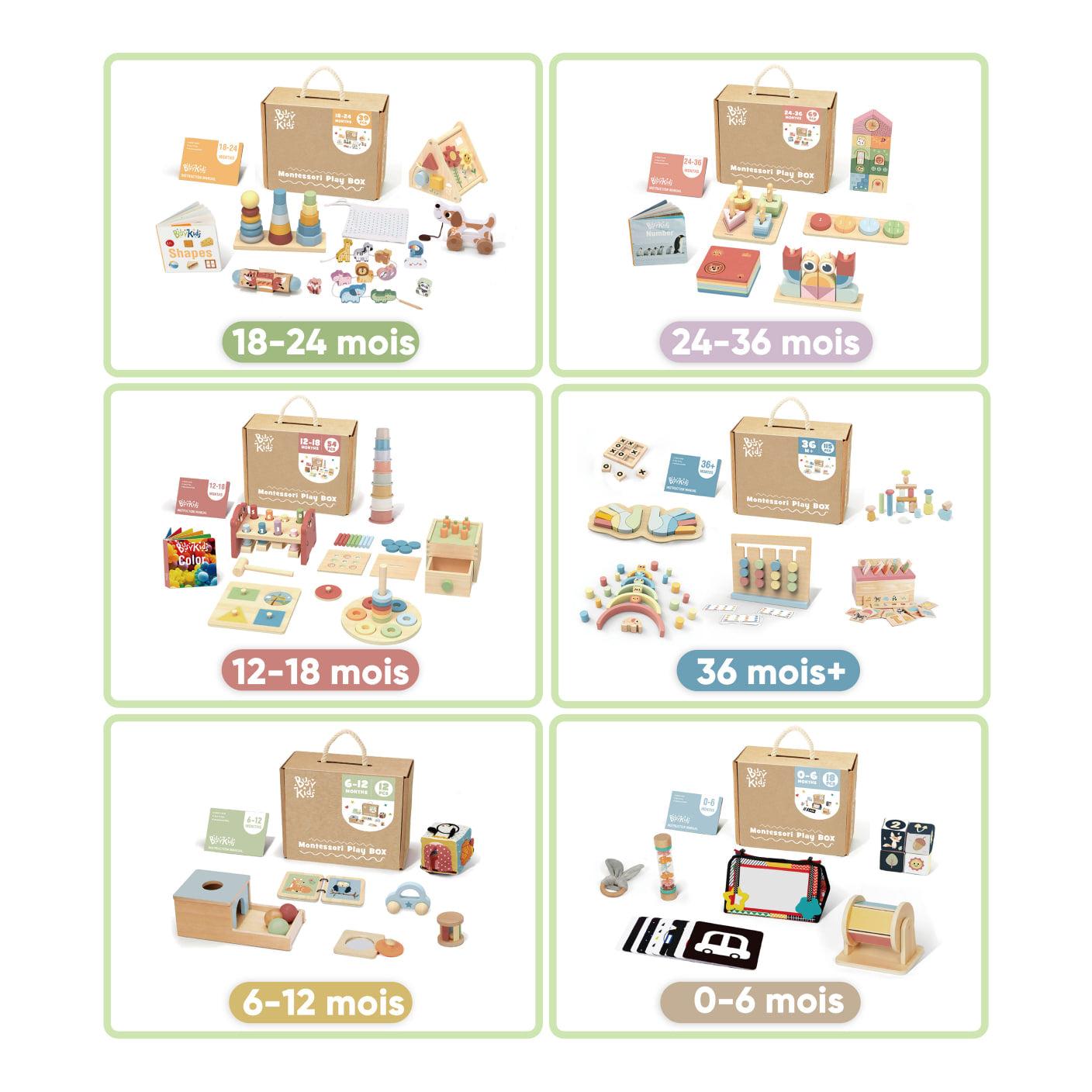 Coffret Montessori Éveil 24 À 36 Mois
