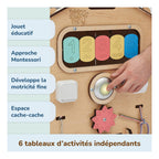 Busy Board Casita Educativa De Madera – Natura
