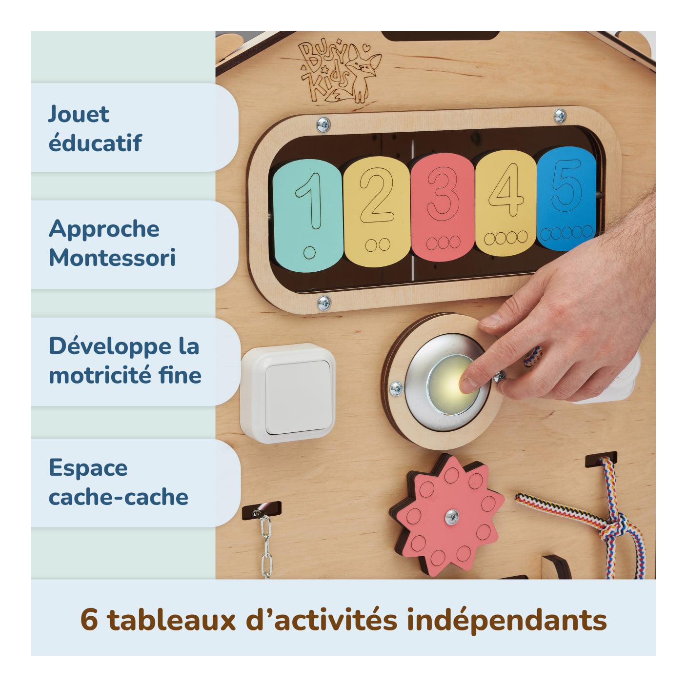 Busy Board Casita Educativa De Madera – Natura