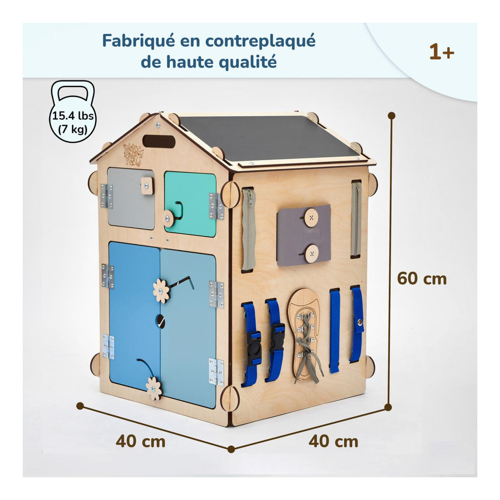 Duo Busy Board Natura Playhouse & Interactive Cube