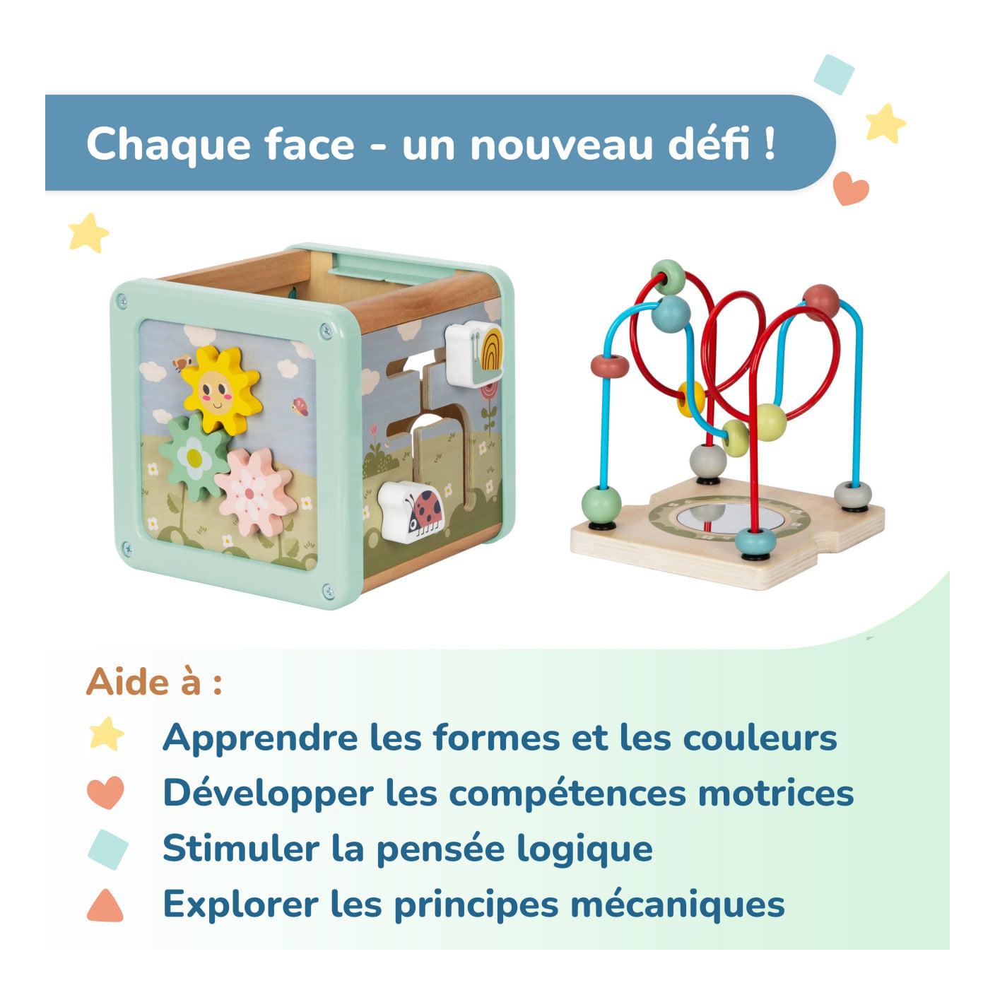 Cube Éducatif Multifonctionnel