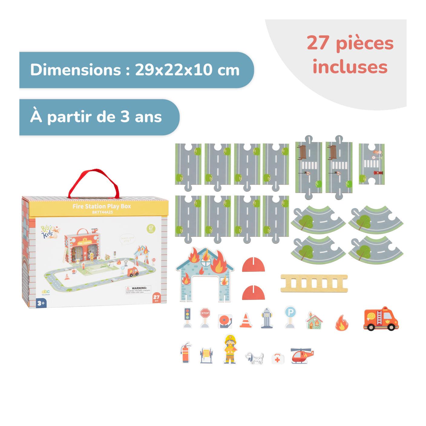 Portable Fire Station Playset
