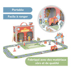 Portable Fire Station Playset
