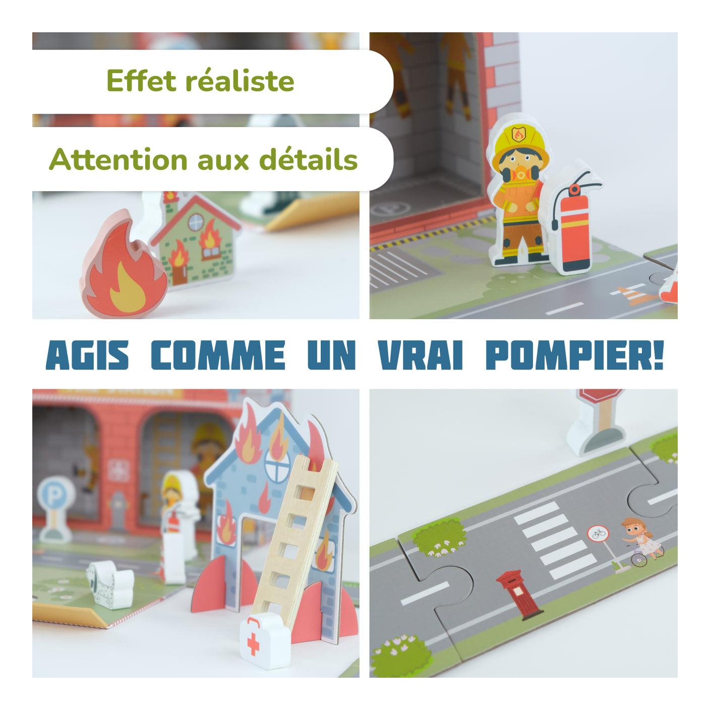 Portable Fire Station Playset