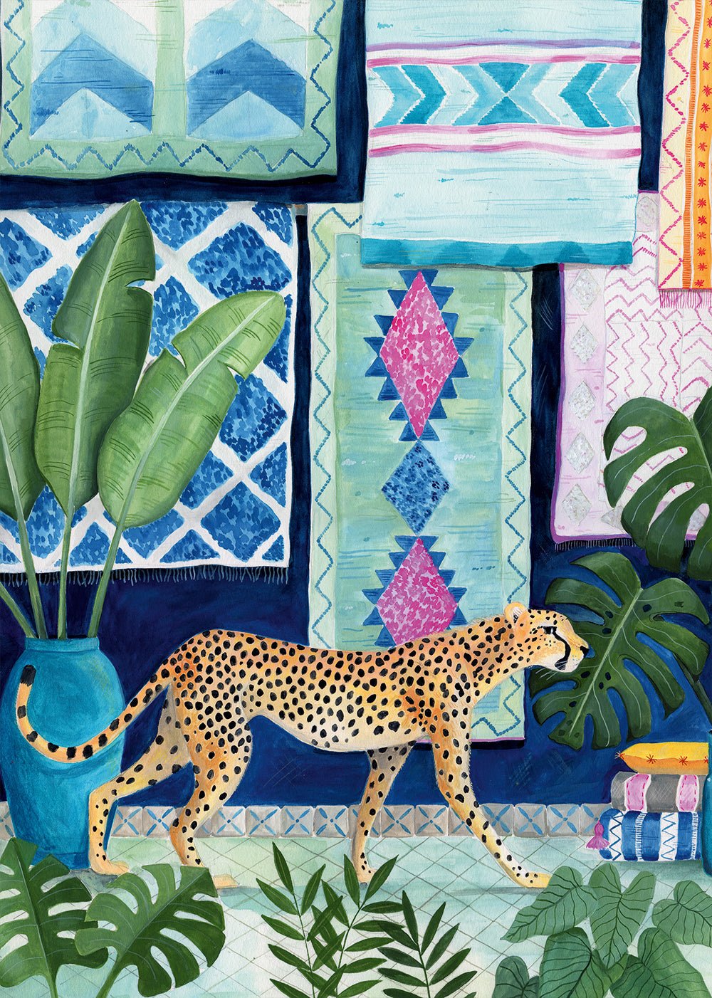 Puzzle 1000 Pièces Pieces & Peace - Guépard au MarocPieces & Peace
