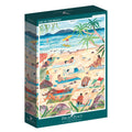 Puzzle 1000 Pièces Pieces & Peace - Journée à la PlagePieces & Peace