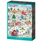 Puzzle 2000 Pièces Pieces & Peace - Le Village Enchanté de NoëlPieces & Peace