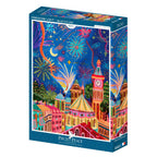 Puzzle 500 Pièces Pieces & Peace - Feu d'Artifice LumineuxPieces & Peace