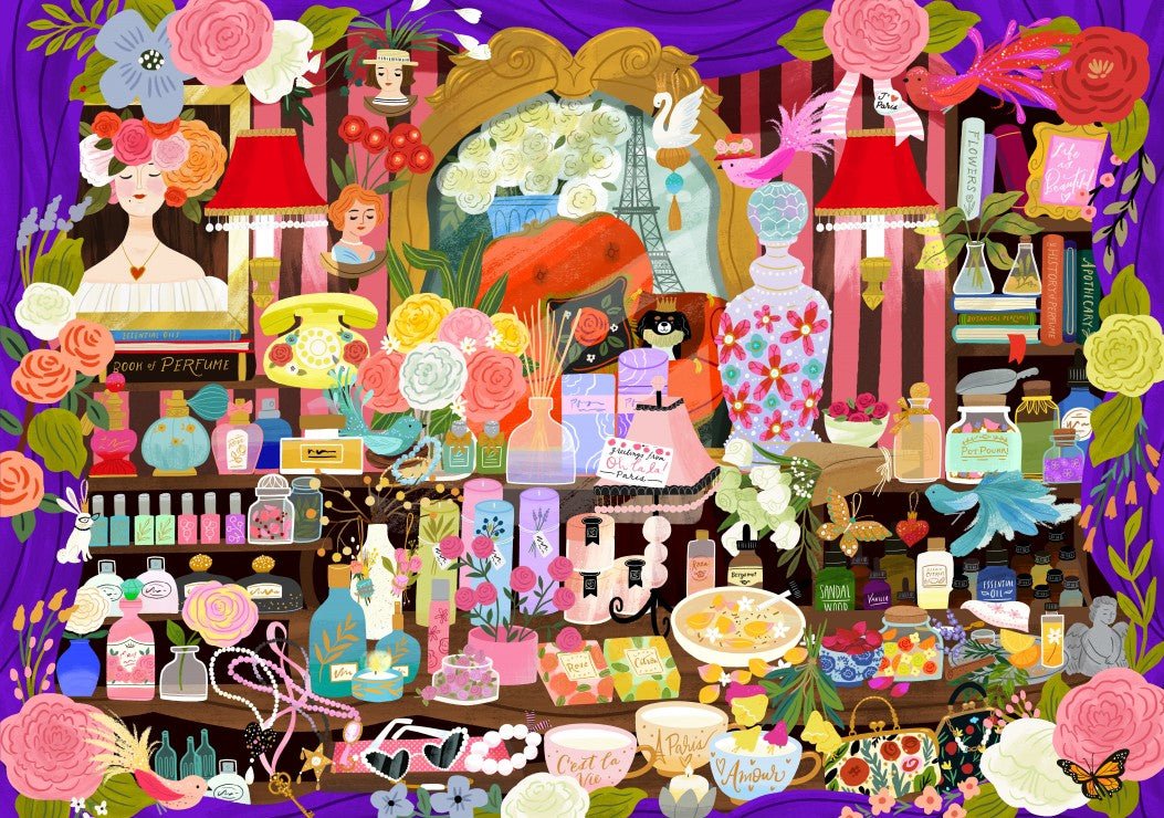Puzzle de 2000 pièces - Parfumerie ParisiennePieces & Peace