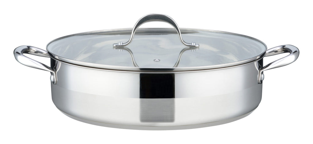 Saltire 32cm With Lid - Stainless Steel - Stainless steel