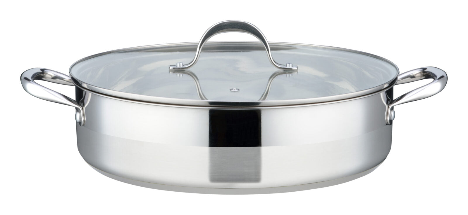 Saltire 32cm With Lid - Stainless Steel - Stainless steel