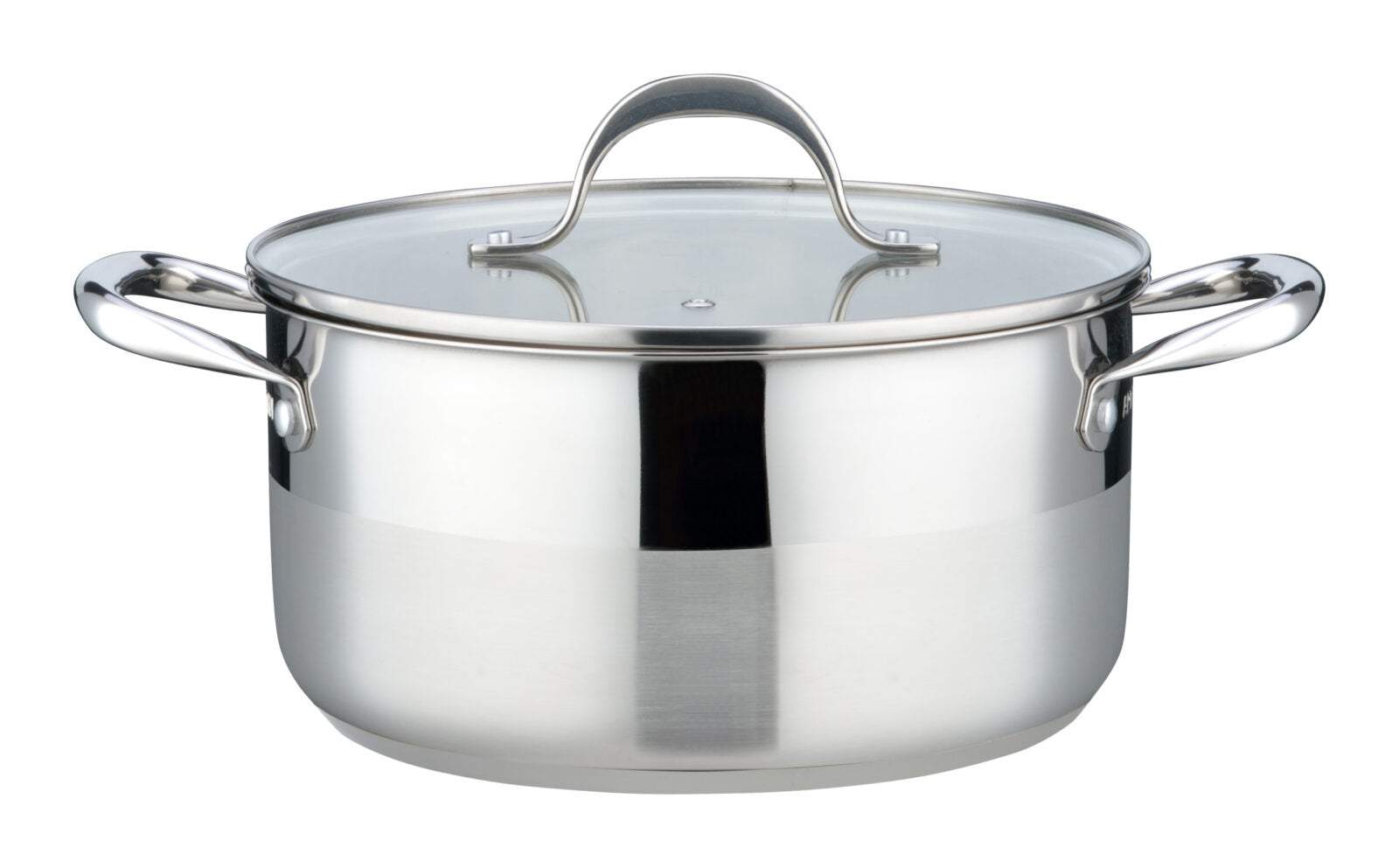 Olla 24cm - Tapa CRISTAL - Acero inoxidable - Acero inoxidable