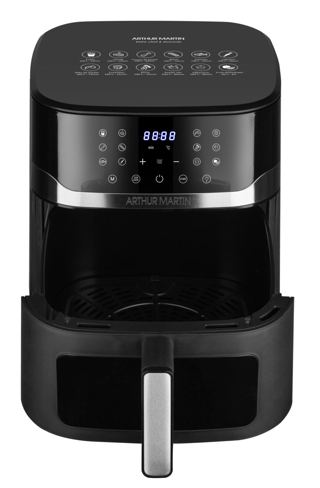 Air Fryer 10L - 1800W - 12 Programmes - Noir