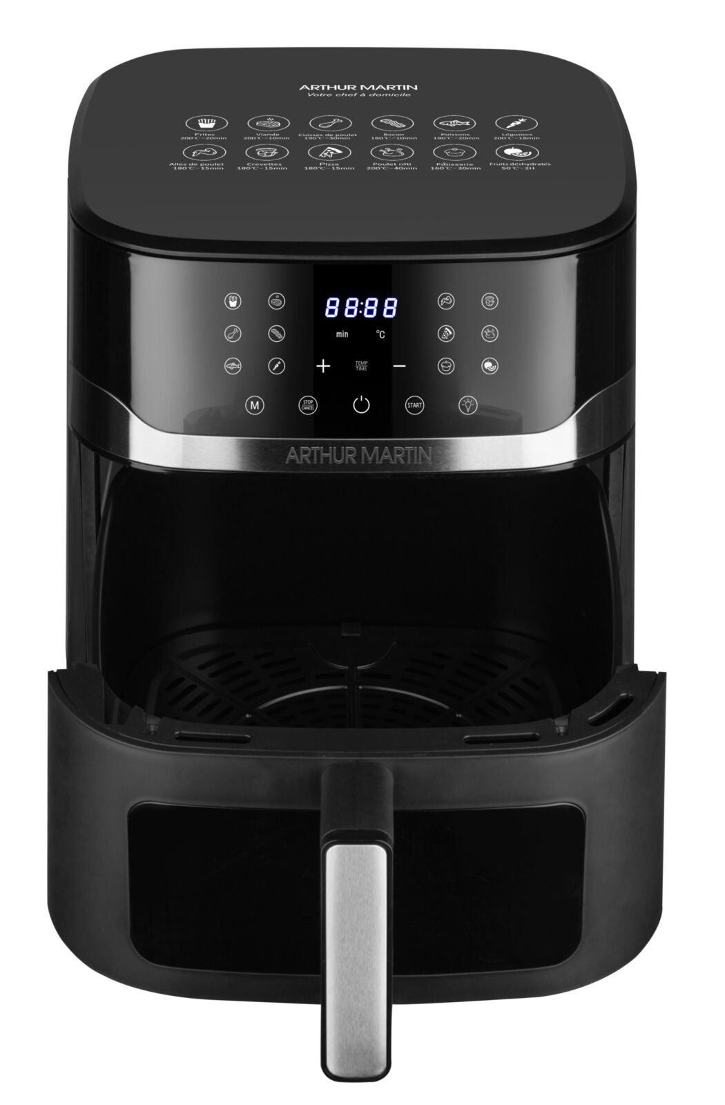 Air Fryer 10L - 1800W - 12 Programmes - Noir