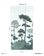 Mural Pinewood - Pine Blue