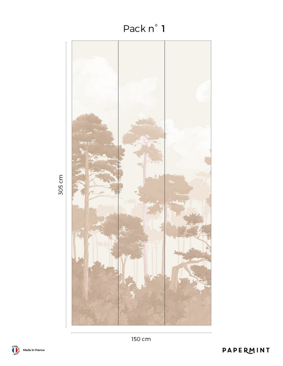 Mural Pinewood - Pine Sand