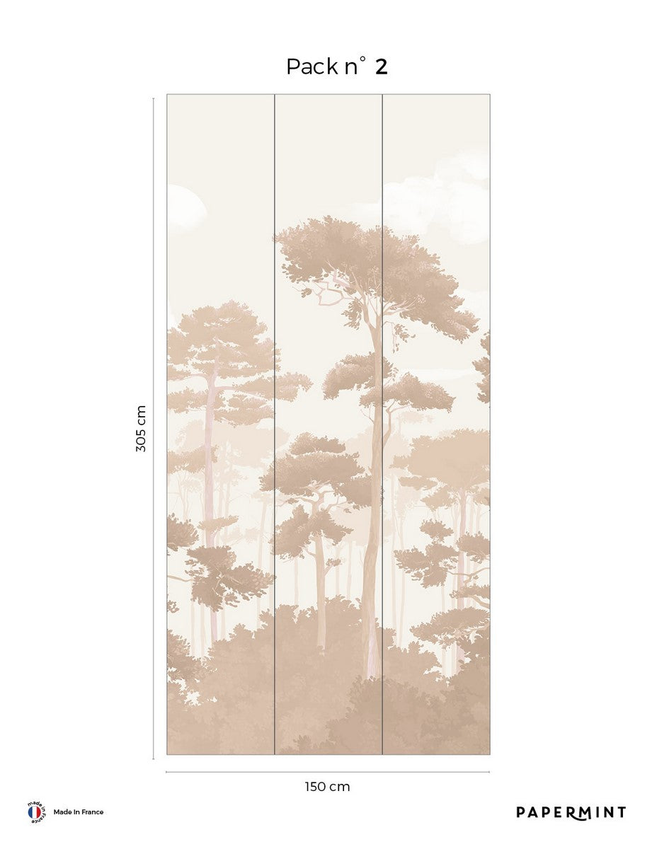 Mural Pinewood - Pine Sand