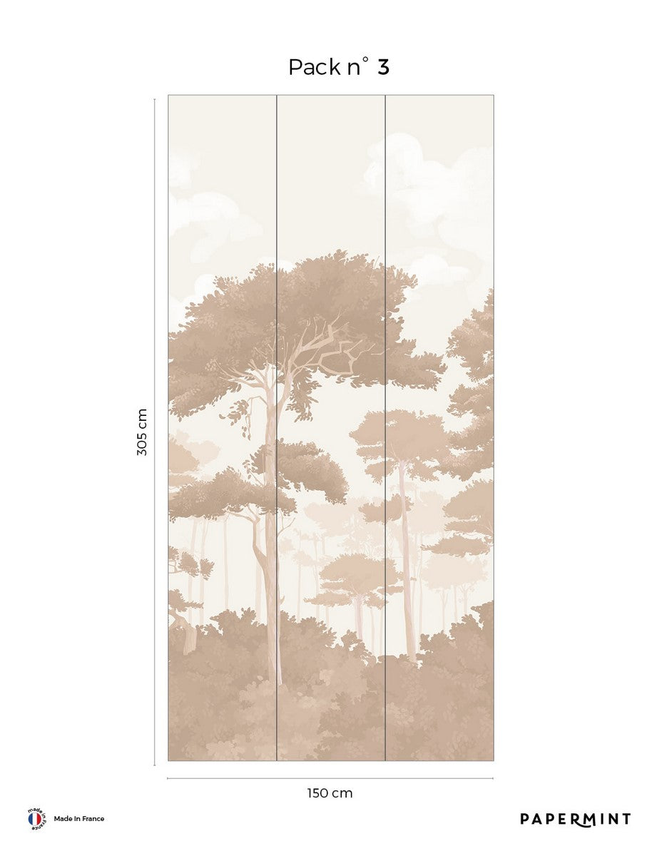 Mural Pinewood - Pine Sand