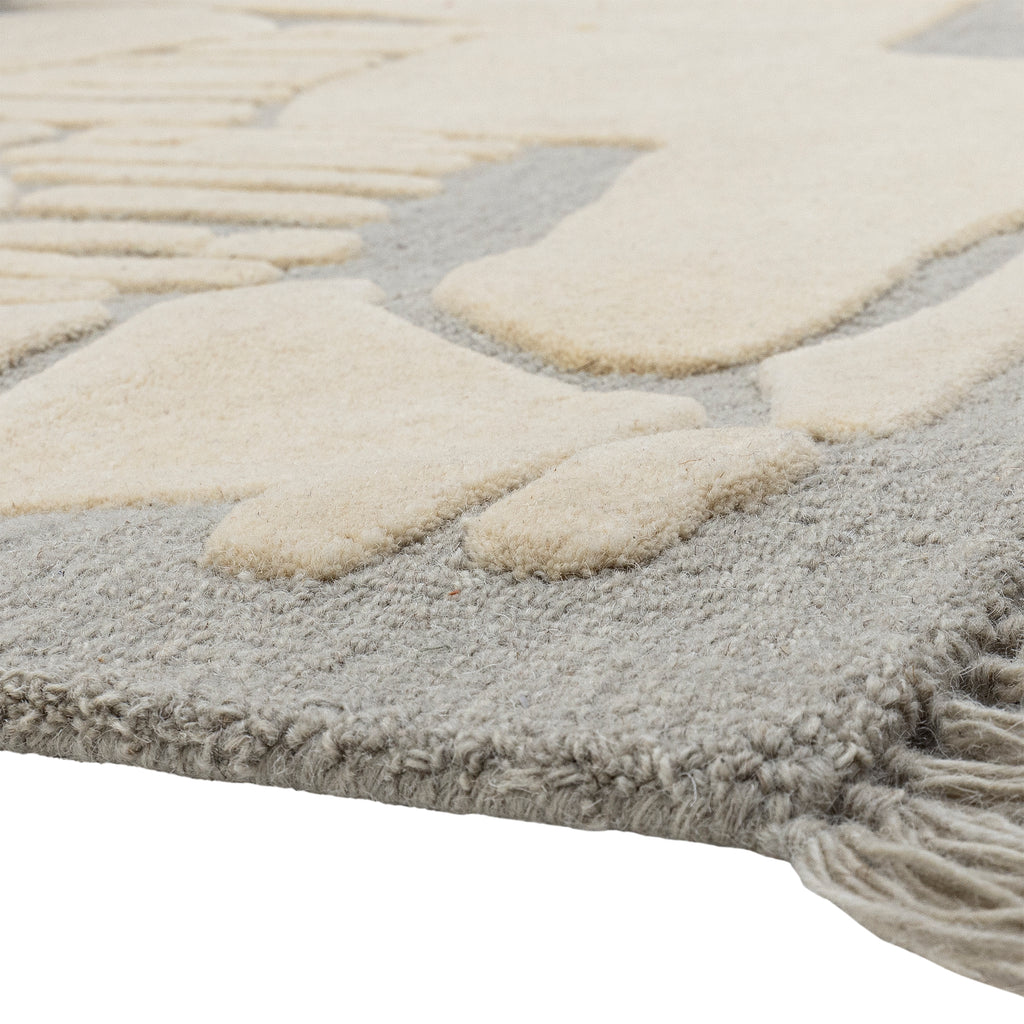 Napoli - Rug - Grey - Wool