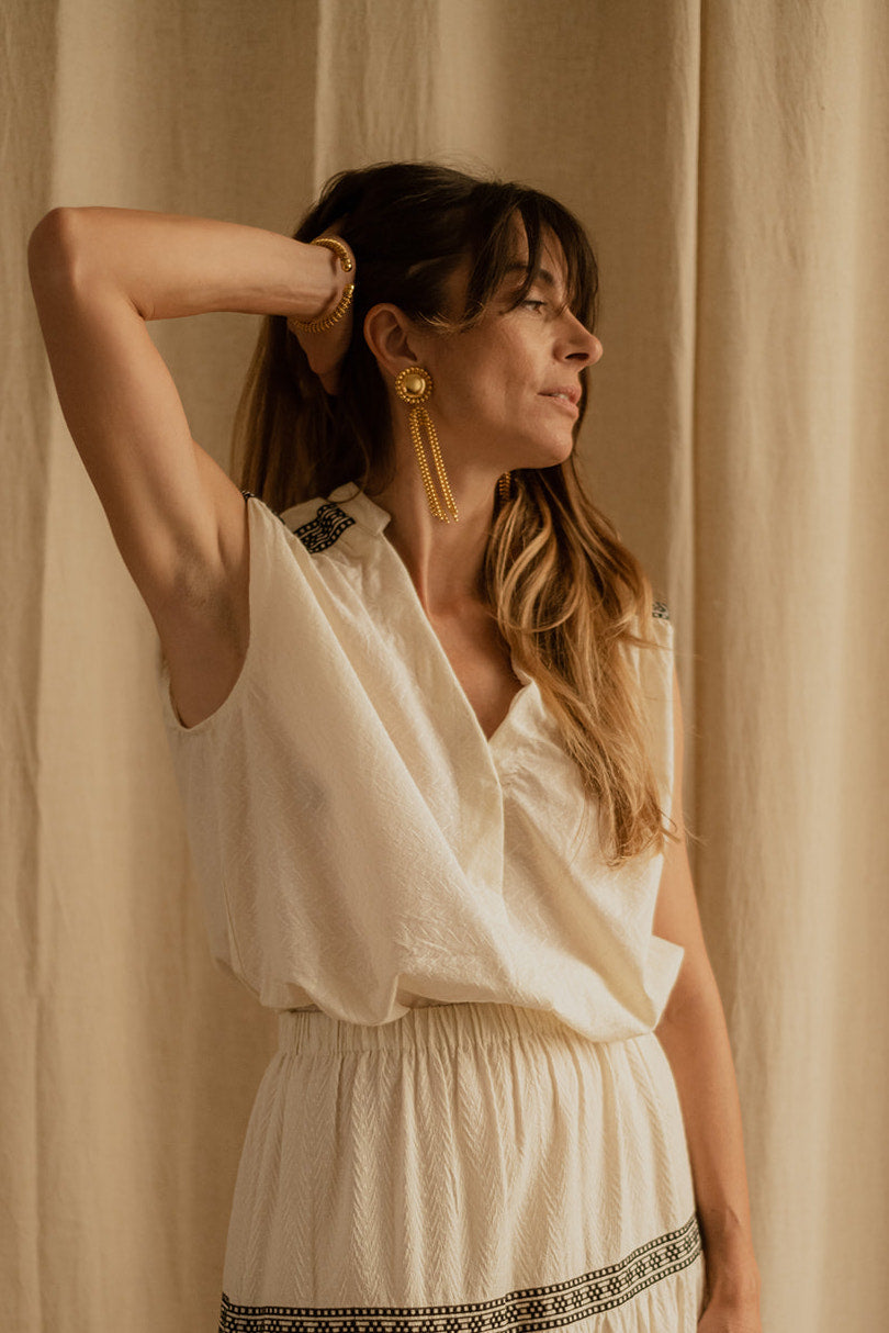 Plume Paris - Lisa Blouse Ecru