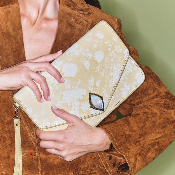 Alicia Leather Solfiora Clutch