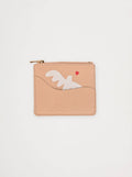 White Linen Coin Purse