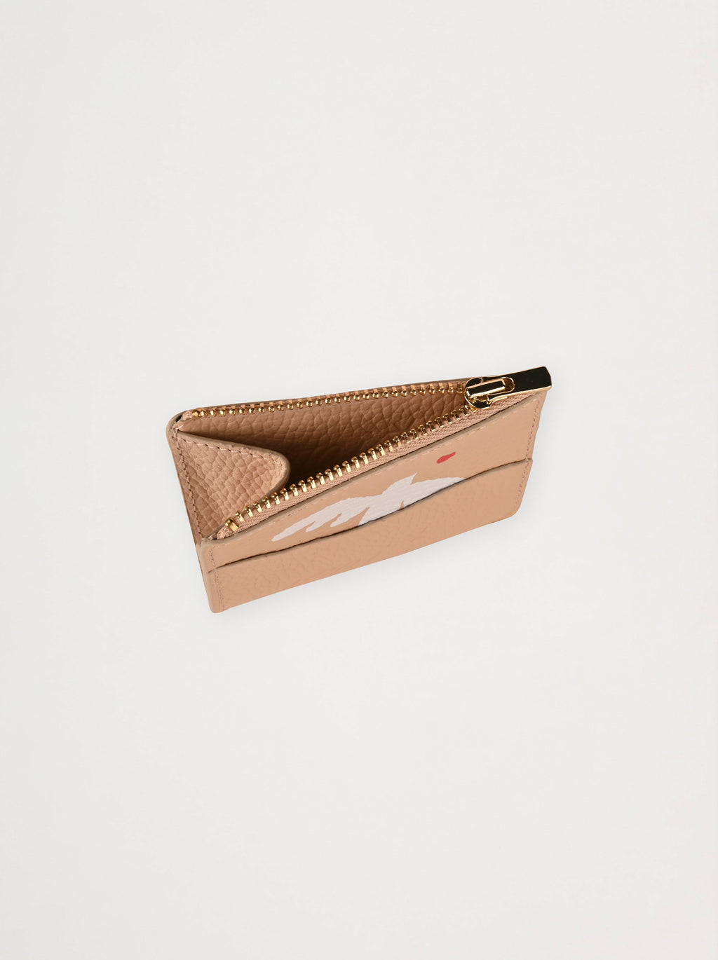 White Linen Coin Purse