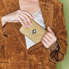 Alex Leather Card Holder Off White