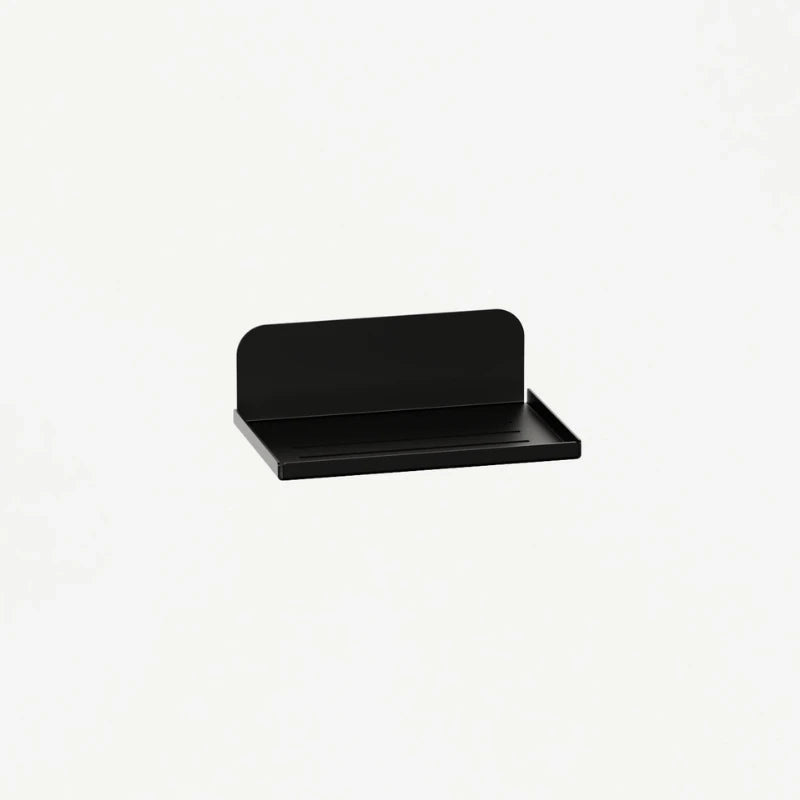 Le Moussant - Porte-Savon Mural - Acier - Noir Mat Fine Texture