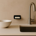 Le Moussant - Porte-Savon Mural - Acier - Noir Mat Fine Texture