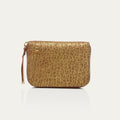 Cartera Mini Bob de Piel Burbuja Oro Antiguo