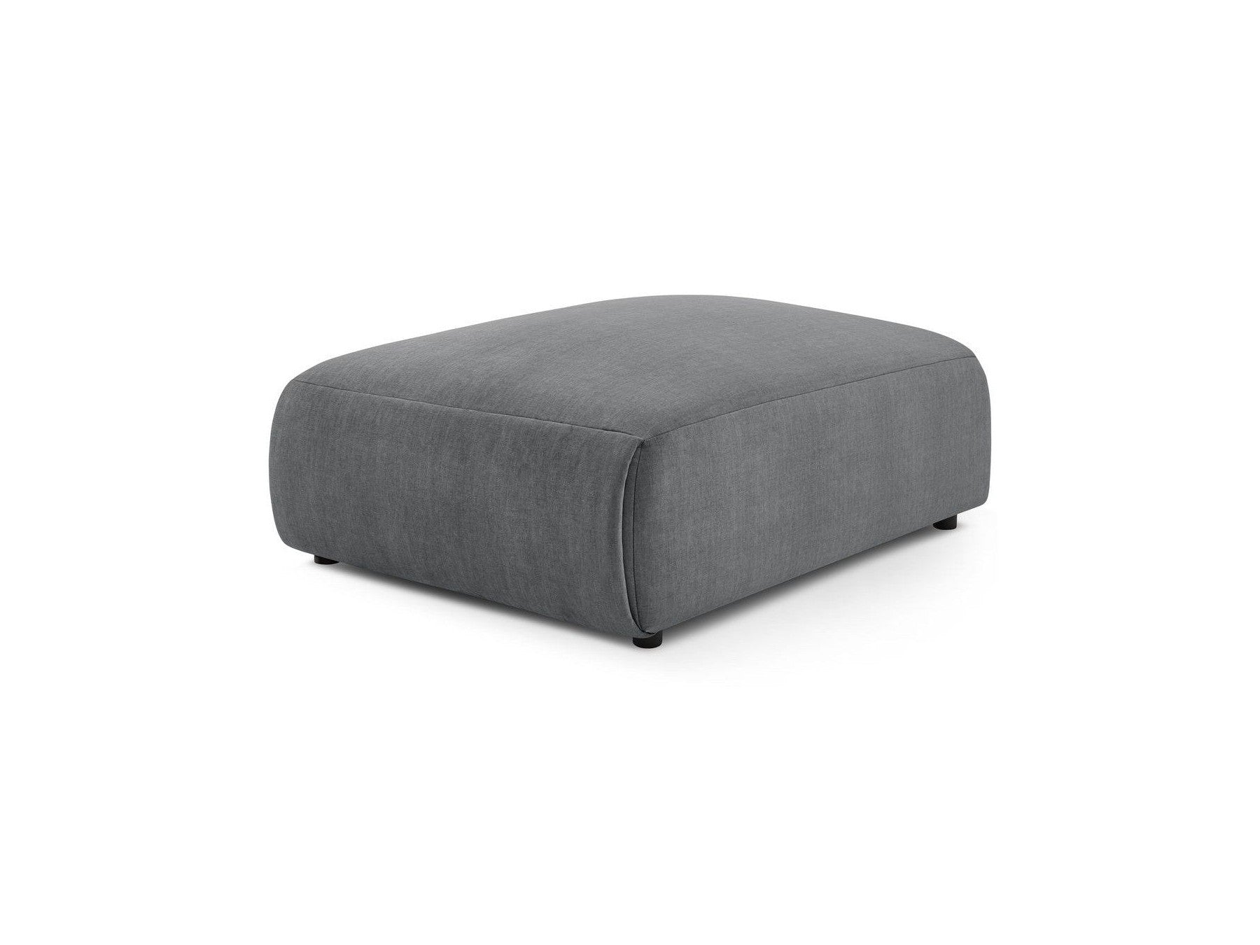 Jeanne - Grand Pouf - Tissu Velours