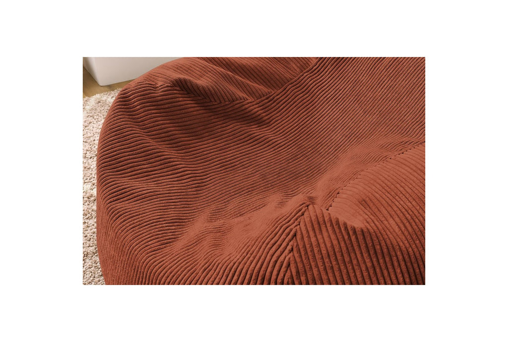 Voltaire - Pouf Ultra Moelleux - Velours Côtelé