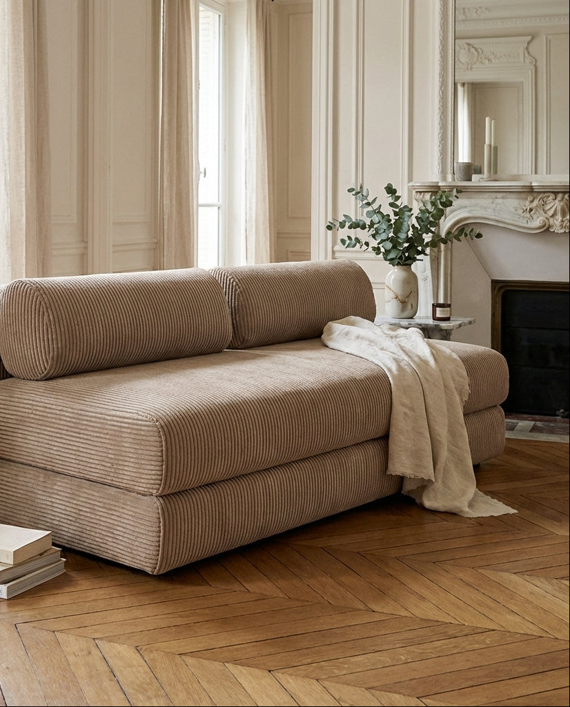 Lincoln Straight Sofa - 3 Seater - Corduroy