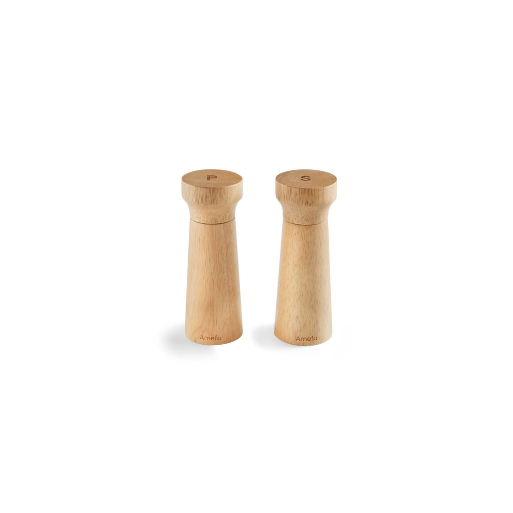 Fanny - Duo De Moulins Poivre & Sel Bois Naturel - Bois Teinte Claire - Bois Clair