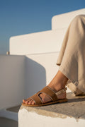 Sandales Vernon - Gold Et Camel