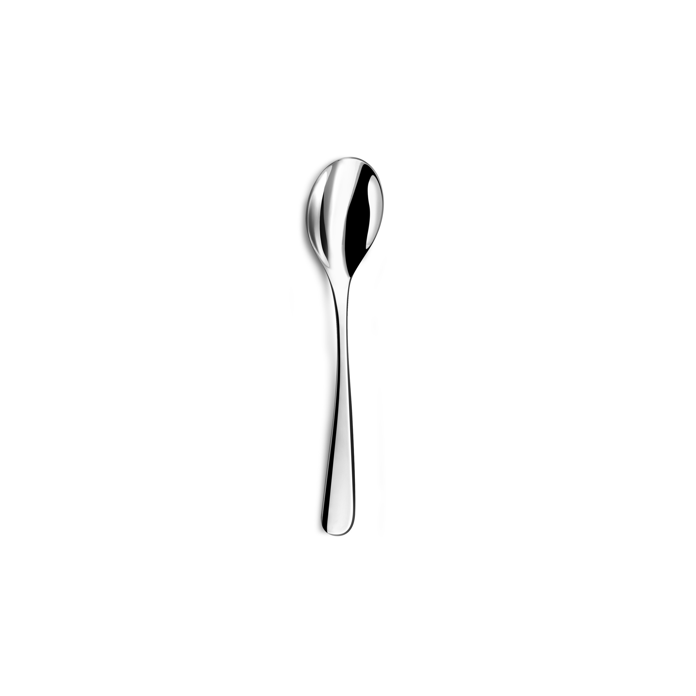 Iris - Set of 8 Coffee Spoons - Stainless Steel - Inox