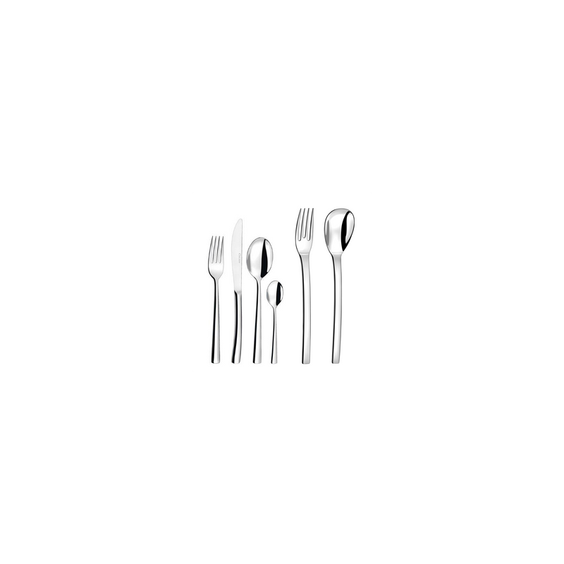 Zest - Ménagère 50 Pièces - Acier Inoxydable - Inox