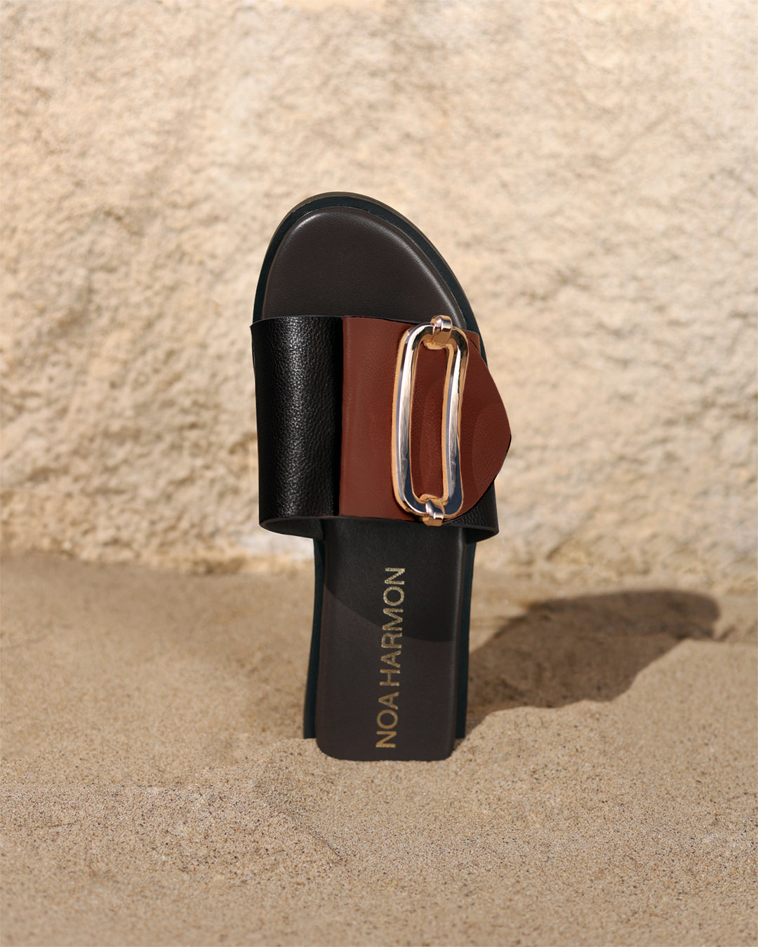 Sandales Grape - Noir-Cuir